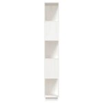 Bibliothèque/Séparateur de pièce Blanc 80x25x163,5cm Pin massif – Image 2