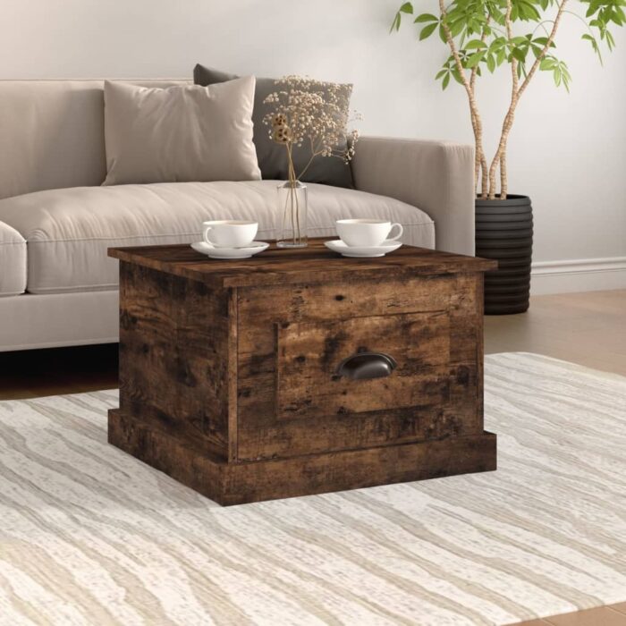 Table Basse Chêne Fumé VIDAXL - Salon Compact – Image 1