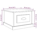 Table Basse Chêne Fumé VIDAXL - Salon Compact – Image 8