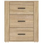 Table de chevet Chêne sonoma 50x36x60 cm Bois d'ingénierie – Image 4