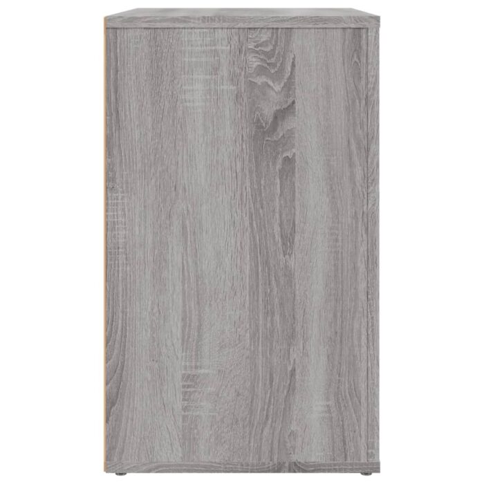Table de chevet Sonoma gris 50x36x60 cm Bois d'ingénierie – Image 6