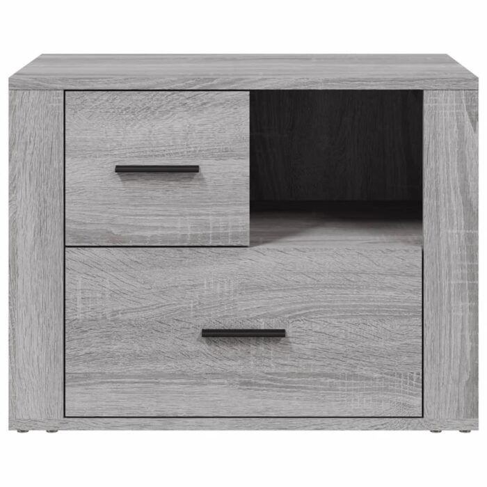 Table de chevet Sonoma gris 60x36x45 cm Bois d'ingénierie – Image 5