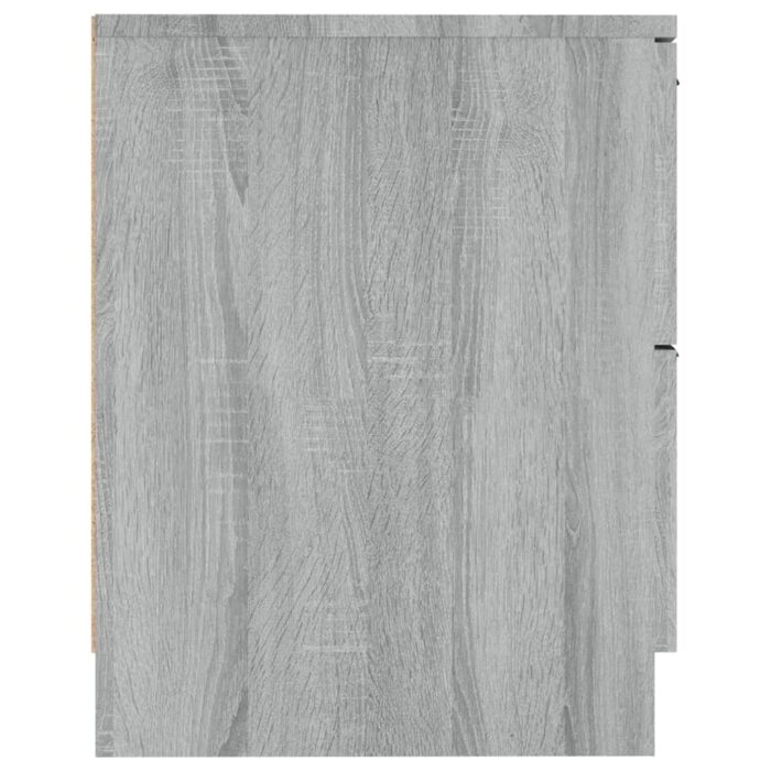 Tables de chevet 2 pcs Sonoma gris Bois d'ingénierie – Image 3