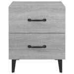 Tables de chevet 2 pcs Sonoma gris 40x35x47,5 cm – Image 2