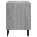 Tables de chevet 2 pcs Sonoma gris 40x35x47,5 cm – Image 5