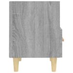 Table de chevet Sonoma gris 40x35x47 cm – Image 4