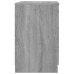 Table de chevet Sonoma gris 40x40x63 cm Bois d'ingénierie – Image 5