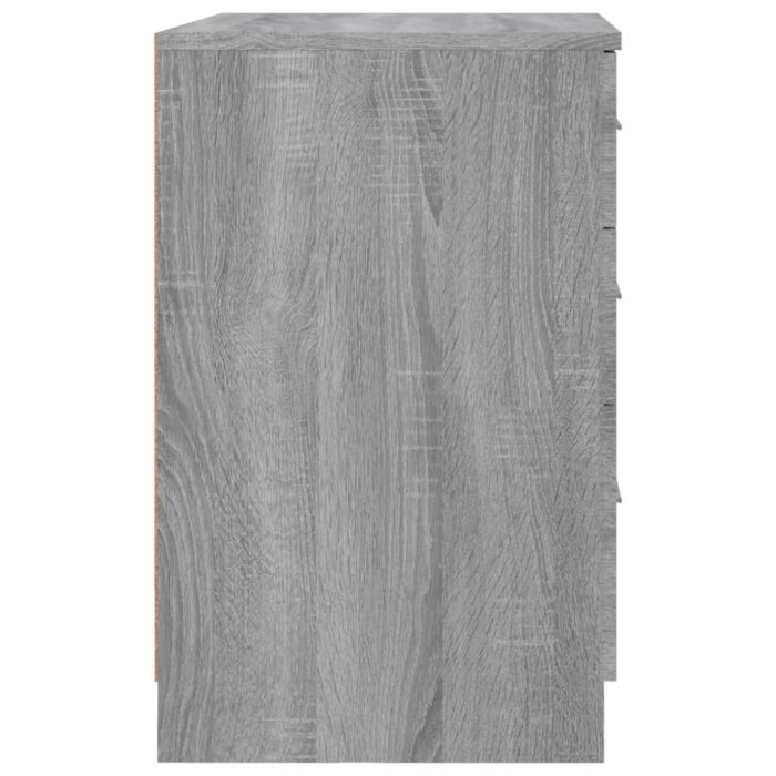 Table de chevet Sonoma gris 40x40x63 cm Bois d'ingénierie – Image 5