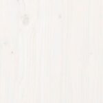 Dessus de table blanc 70x35x2,5 cm bois de pin massif ovale – Image 5