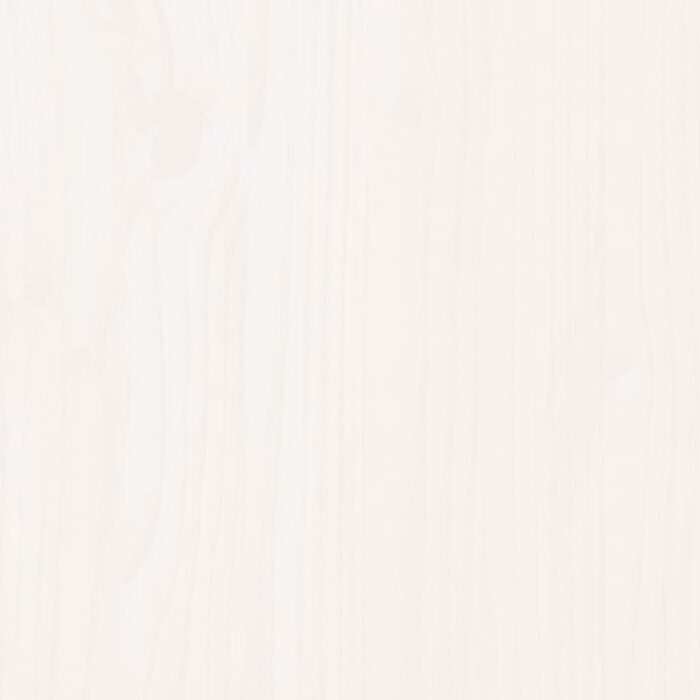 Dessus de table blanc 110x55x2,5 cm bois de pin massif ovale – Image 5