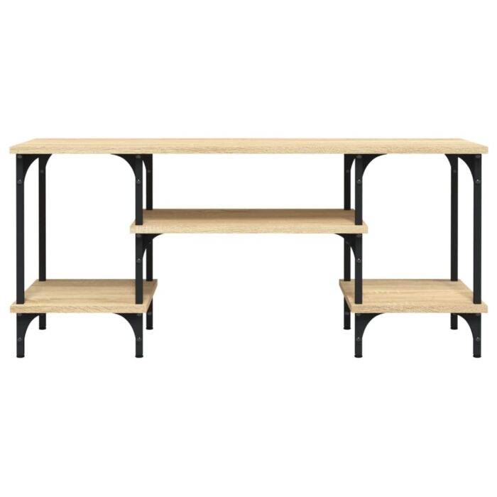 Meuble TV chêne sonoma 102x35x45,5 cm bois d'ingénierie – Image 3