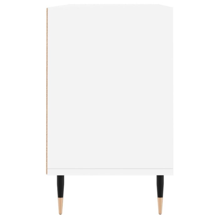 Meuble TV blanc 103,5x30x50 cm bois d'ingénierie – Image 3