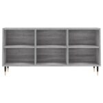 Meuble TV sonoma gris 103,5x30x50 cm bois d'ingénierie – Image 2