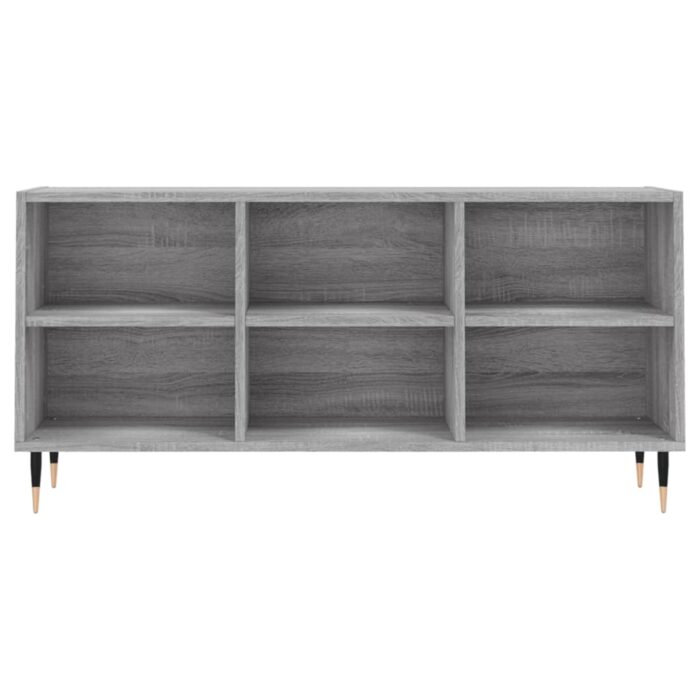 Meuble TV sonoma gris 103,5x30x50 cm bois d'ingénierie – Image 2