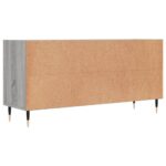 Meuble TV sonoma gris 103,5x30x50 cm bois d'ingénierie – Image 4