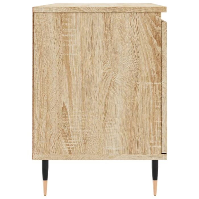 Meuble TV chêne sonoma 104x35x50 cm bois d'ingénierie – Image 5