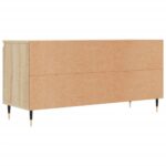 Meuble TV chêne sonoma 104x35x50 cm bois d'ingénierie – Image 6
