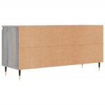 Meuble TV sonoma gris 104x35x50 cm bois d'ingénierie – Image 6