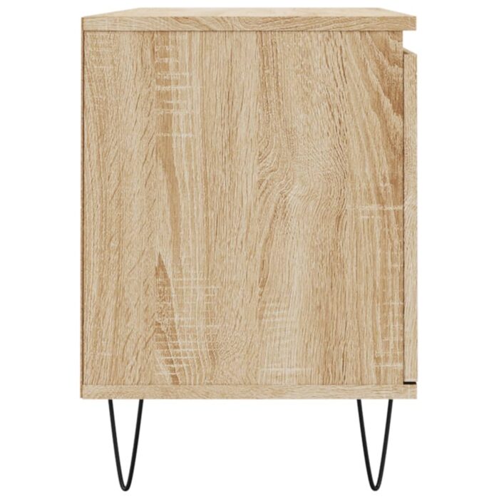 Meuble TV chêne sonoma 104x35x50 cm bois d'ingénierie – Image 5