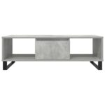 Table basse gris béton 104x60x35 cm bois d'ingénierie – Image 3