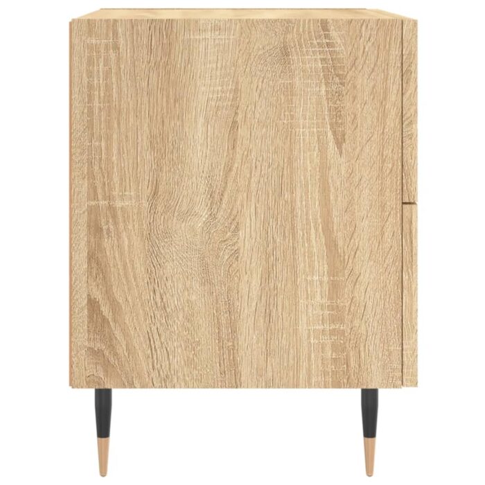 Table de chevet chêne sonoma 40x35x47,5 cm bois d’ingénierie – Image 5