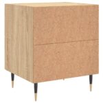 Table de chevet chêne sonoma 40x35x47,5 cm bois d’ingénierie – Image 6