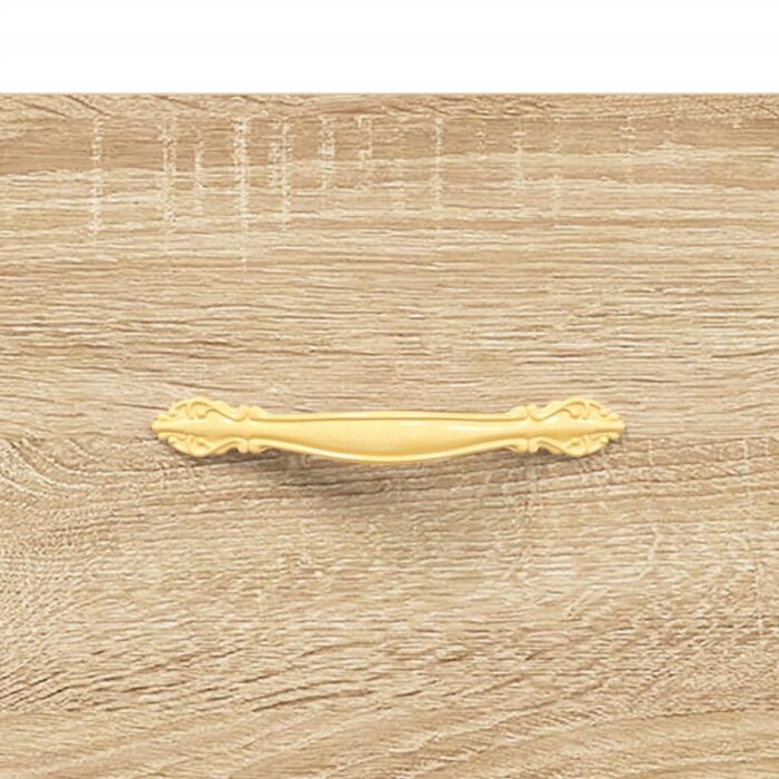 Table de chevet chêne sonoma 40x35x47,5 cm bois d’ingénierie – Image 7