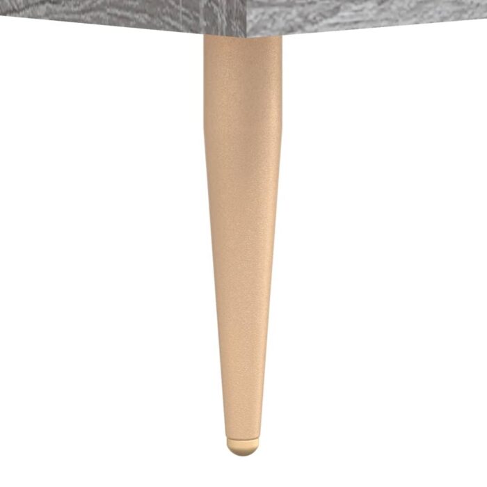 Table de chevet sonoma gris 40x35x47,5 cm bois d’ingénierie – Image 8