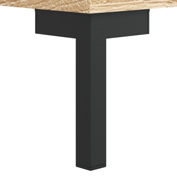 Table de chevet chêne sonoma 40x35x47,5 cm bois d’ingénierie – Image 8