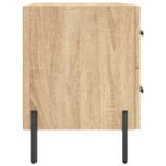 Table de chevet chêne sonoma 40x35x47,5 cm bois d’ingénierie – Image 5