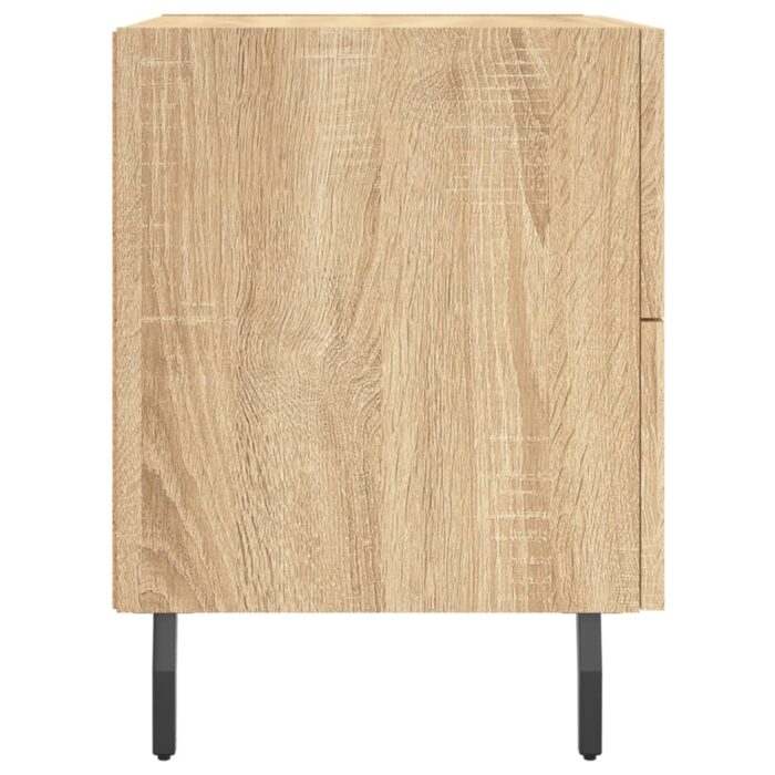 Table de chevet chêne sonoma 40x35x47,5 cm bois d’ingénierie – Image 5