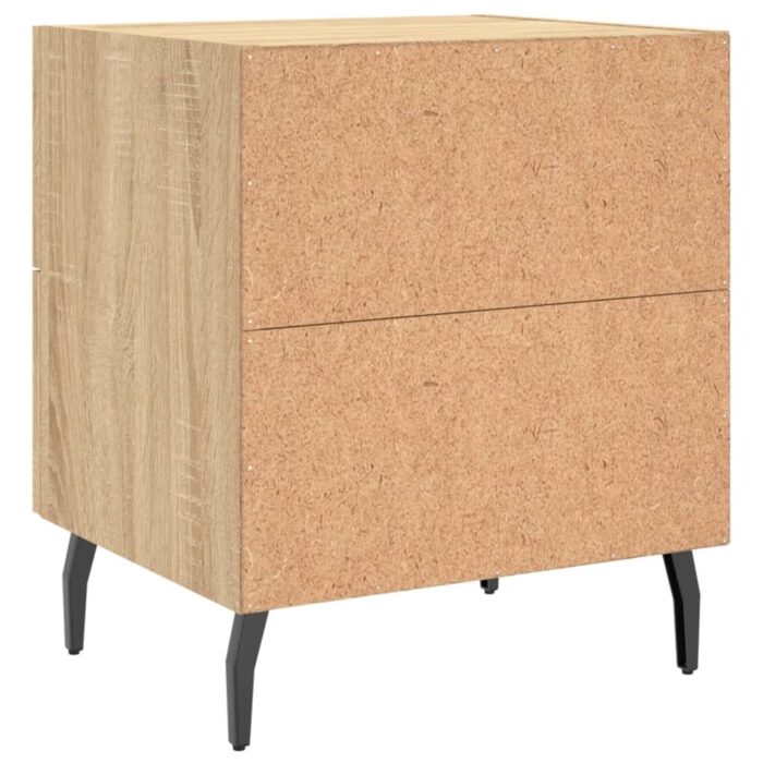 Table de chevet chêne sonoma 40x35x47,5 cm bois d’ingénierie – Image 6
