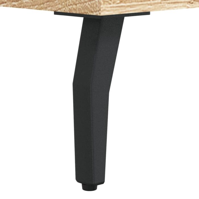Table de chevet chêne sonoma 40x35x47,5 cm bois d’ingénierie – Image 8