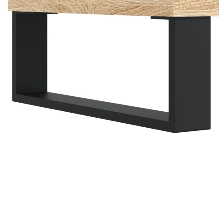 Table de chevet chêne sonoma 40x35x47,5 cm bois d’ingénierie – Image 8