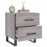 Chevet Sonoma Gris: Style & Rangement Chambre – Image 2