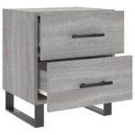 Chevet Sonoma Gris: Style & Rangement Chambre – Image 3