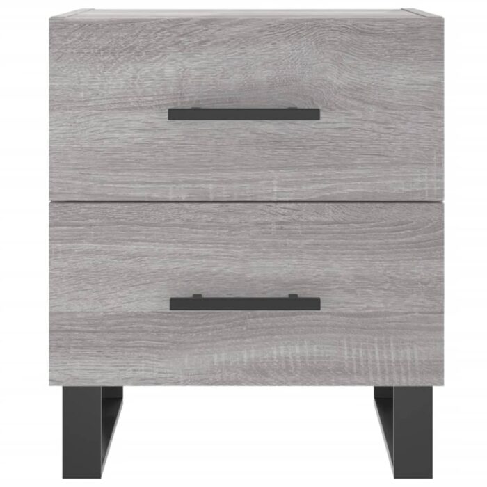 Chevet Sonoma Gris: Style & Rangement Chambre – Image 4