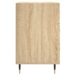 Table de chevet chêne sonoma 40x40x66 cm bois d'ingénierie – Image 4