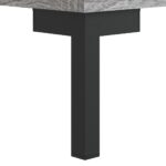 Table de chevet sonoma gris 40x40x66 cm bois d'ingénierie – Image 8