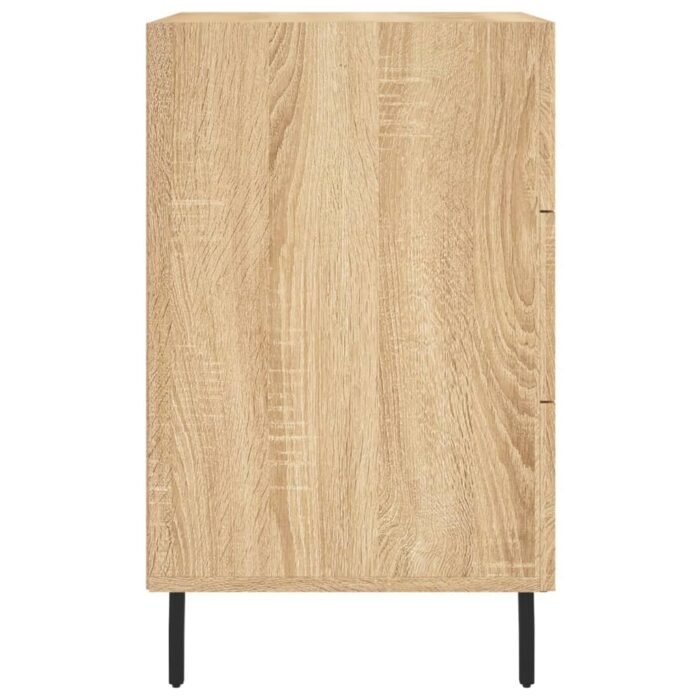 Table de chevet chêne sonoma 40x40x66 cm bois d'ingénierie – Image 4