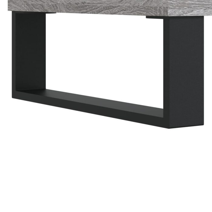 Table de chevet sonoma gris 40x40x66 cm bois d'ingénierie – Image 8