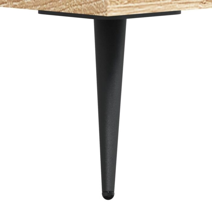 Commode chêne sonoma 69,5 x 34 x 90 cm bois d'ingénierie – Image 8
