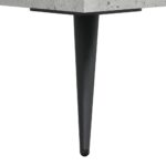 Meuble TV gris béton 150x30x50 cm bois d'ingénierie – Image 8