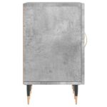 Meuble TV gris béton 150x30x50 cm bois d'ingénierie – Image 5