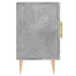 Meuble TV gris béton 150x30x50 cm bois d'ingénierie – Image 5