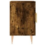 Meuble TV chêne fumé 150x30x50 cm bois d'ingénierie – Image 5