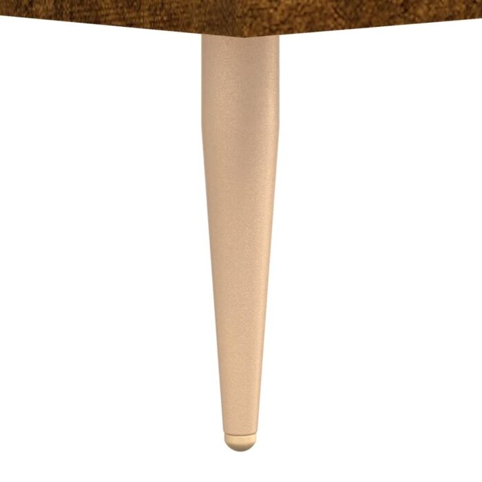 Meuble TV chêne fumé 150x30x50 cm bois d'ingénierie – Image 8