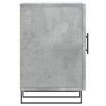 Meuble TV gris béton 150x30x50 cm bois d'ingénierie – Image 5