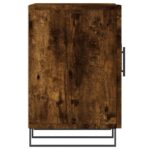 Meuble TV chêne fumé 150x30x50 cm bois d'ingénierie – Image 5