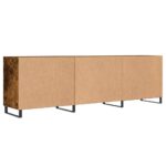 Meuble TV chêne fumé 150x30x50 cm bois d'ingénierie – Image 6